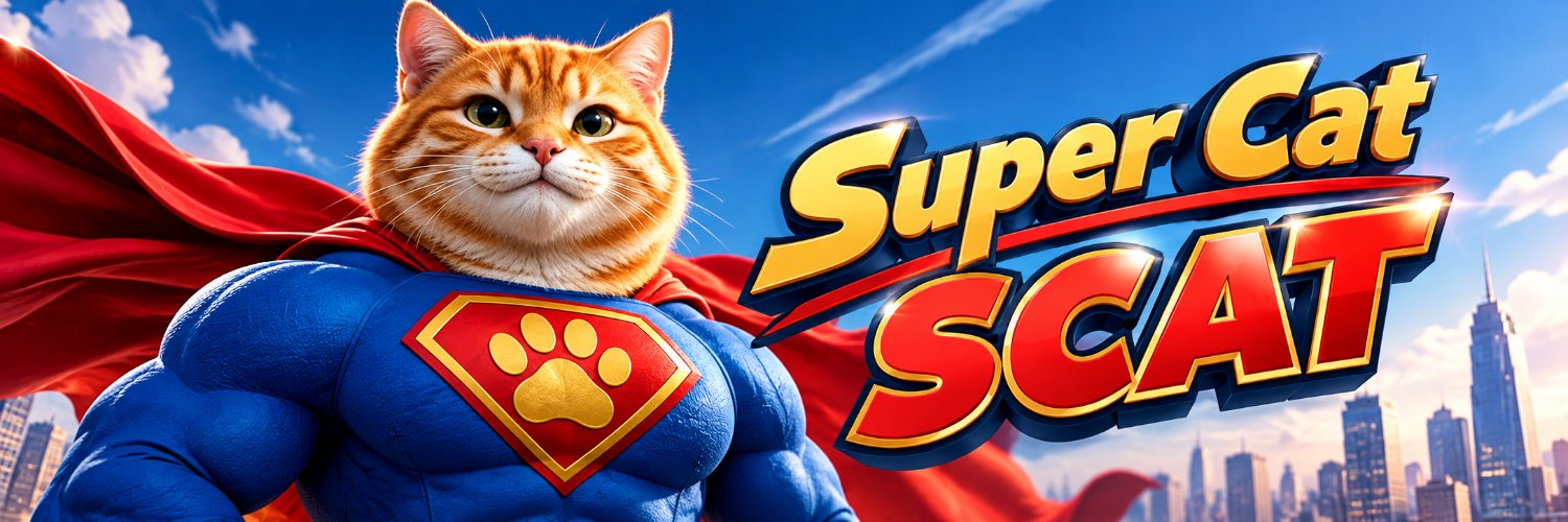 Super Cat banner — Super Cat SC over the city skyline